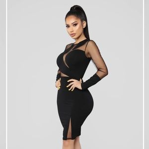 NWT Fashion Nova Black Dress